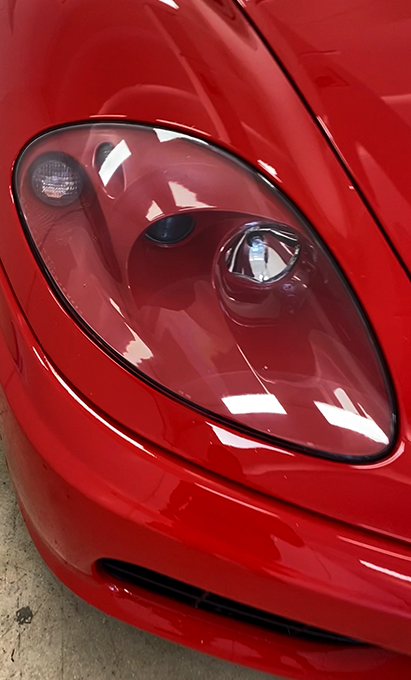 Ferrari 360 Front Headlight View